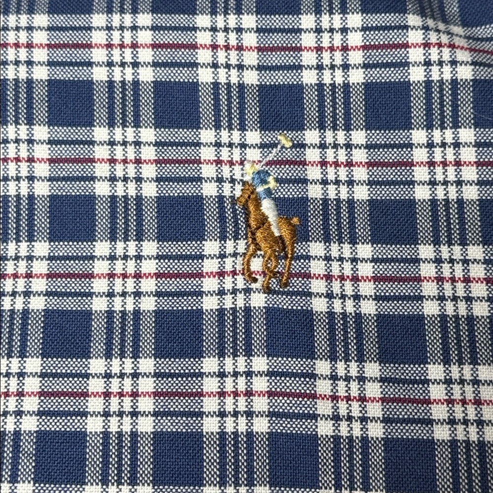 Ralph Lauren Classic Fit Plaid Oxford Shirt | Men’s XXL / 2XL | NWOT - Picture 3 of 12
